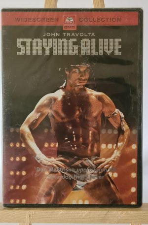 Staying Alive (INPLASTAD) John Travolta, Cynthia Rhodes, Finola Hughes (Begagnad Dvd)