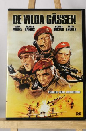 De Vilda Gässen - Roger Moore, Richard Burton, Richard Harris (Begagnad)