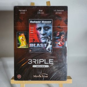 3riple Movies: Nemesis 2, Blast, Us Samurai (INPLASTAD) (Begagnad)