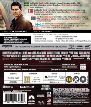 Jack Reacher 2: Never Go Back (4K Ultra HD + Blu-ray) - Bild 2