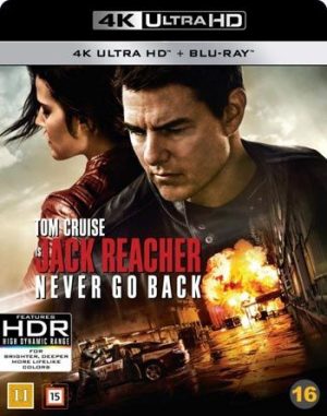 Jack Reacher 2: Never Go Back (4K Ultra HD + Blu-ray)