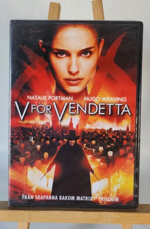 V För Vendetta (INPLASTAD) Hugo Weaving, Natalie Portman (Begagnad)