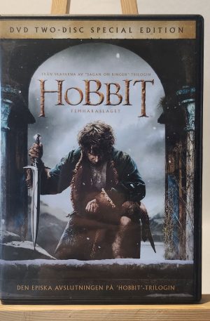 Hobbit: Femhärarslaget - Orlando Bloom, Martin Freeman, Ian Holm (Begagnad Dvd)