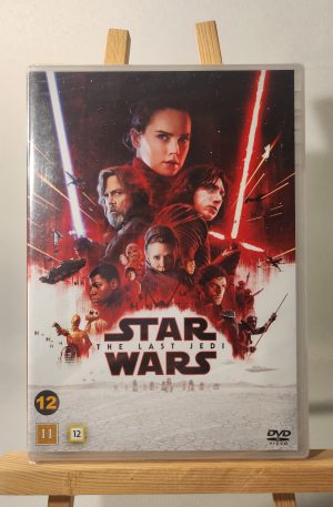 Star Wars 8: The Last Jedi (INPLASTAD) Daisy Ridley, Mark Hamill, Carrie Fisher (Begagnad Dvd)
