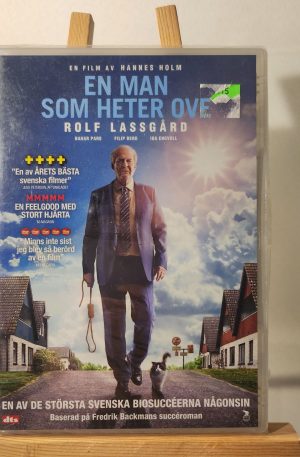 En Man Som Heter Ove (INPLASTAD) Rolf Lassgård, Bahr Pars, Filip Berg (Begagnad Dvd)
