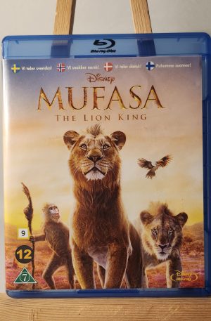 Mufasa: Lejonkungen - Aaron Pierre, Kelvin Harrison Jr., Seth Rogen (Begagnad Blu-ray)