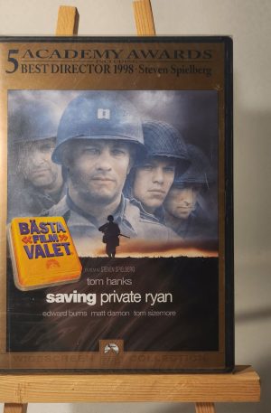 Saving Private Ryan / Rädda Menige Ryan (INPLASTAD) Tom Hanks, Tom Sizemore (Begagnad Dvd)