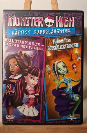 Monster High: Kulturkrock - Gaddar Mot Pälsar / Flykten Från Dödskallestranden (Begagnad Dvd)