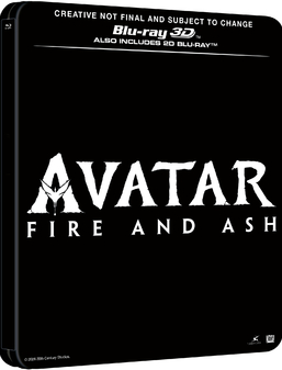Avatar: Fire And Ash - Limited Steelbook (3D + 2D Blu-Ray) (IMPORT)