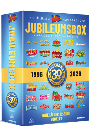 Jubileumsbox - Vallarna 30 år + 32-sidig Booklet (Dvd)