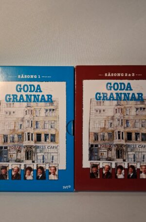 Goda Grannar Säsong 1-3 - Helena Brodin, Anders Nyström, Peter Dalle (Begagnad Dvd)