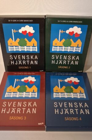 Svenska Hjärtan Säsong 1-4 - Solveig Ternström, Ulf Qvasebo, Sara Key (Begagnad Dvd)
