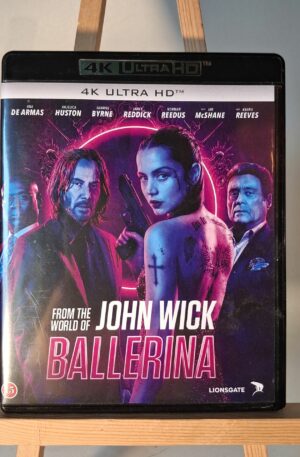 From the World of John Wick: Ballerina - Ana de Armas, Keanu Reeves, Lance Reddick (Begagnad 4K Ultra HD)