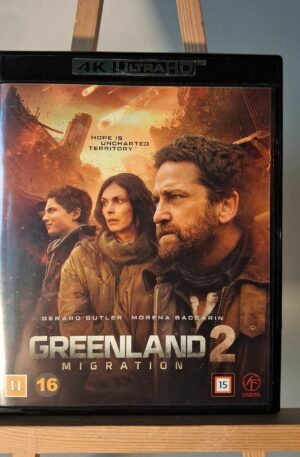 Greenland 2: Migration - Gerard Butler, Morena Baccarin, Roman Griffin Davis (Begagnad 4K Ultra HD)