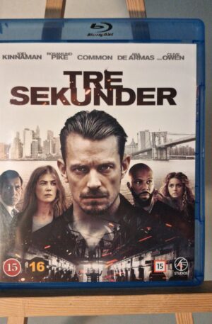 Tre Sekunder - Joel Kinnaman, Rosamund Pike, Common (Begagnad Blu-Ray)