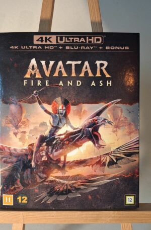 Avatar: Fire And Ash - Sam Worthington, Zoe Saldana, Kate Winslet (Begagnad 4K Ultra HD + Blu-Ray)