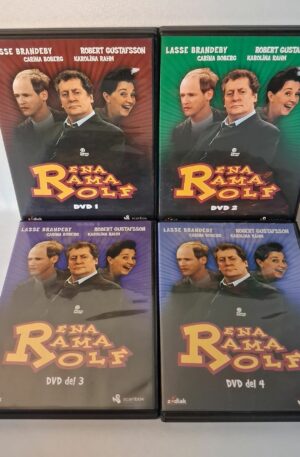 Rena Rama Rolf: Del 1-4 - Lasse Brandeby, Robert Gustafsson, Carina Boberg (Begagnad Dvd)