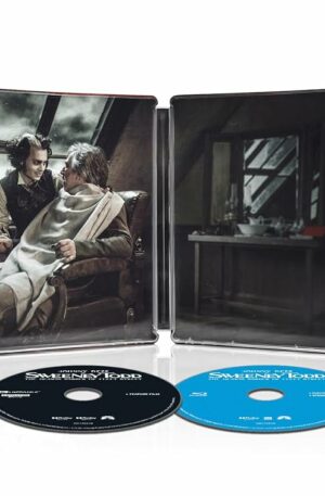 Sweeney Todd: The Demon Barber of Fleet Street - Limited Steelbook (4K Ultra HD + Blu-Ray) (US IMPORT)