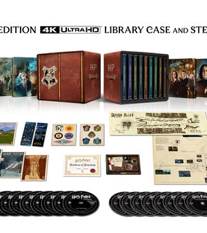 Harry Potter Collection 25th Anniversary Library Case - Limited Steelbook (4K Ultra HD) (IMPORT)