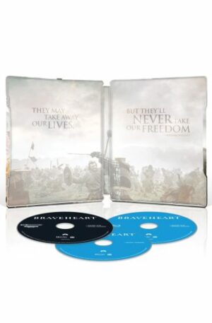 Braveheart – Limited Steelbook Edition (4K Ultra HD + Blu-Ray) (US IMPORT)