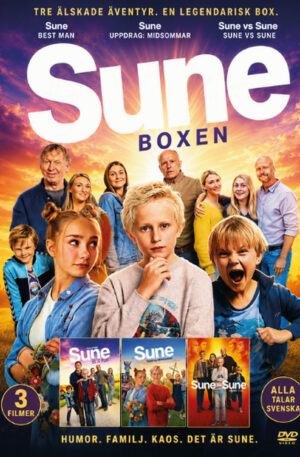 Sune Boxen: Bestman, Vs Sune och Uppdrag Midsommar (Dvd)